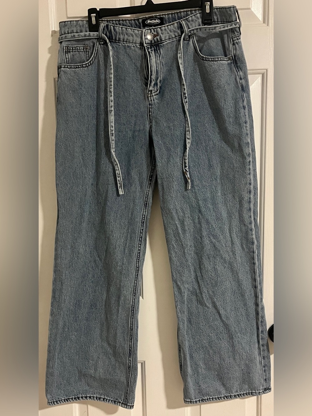 Buffalo jeans wide leg mid rise woman’s 12